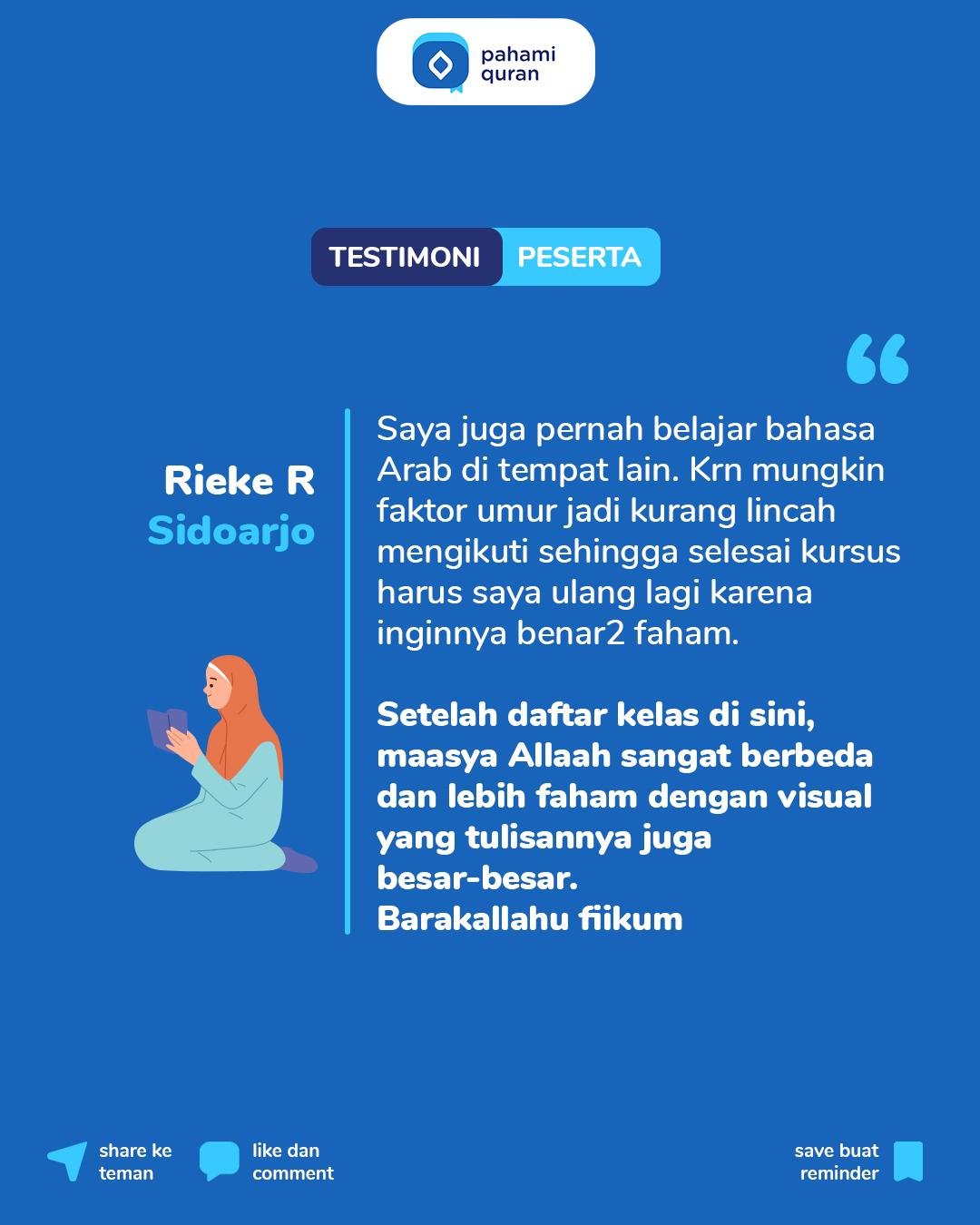 Testimoni peserta