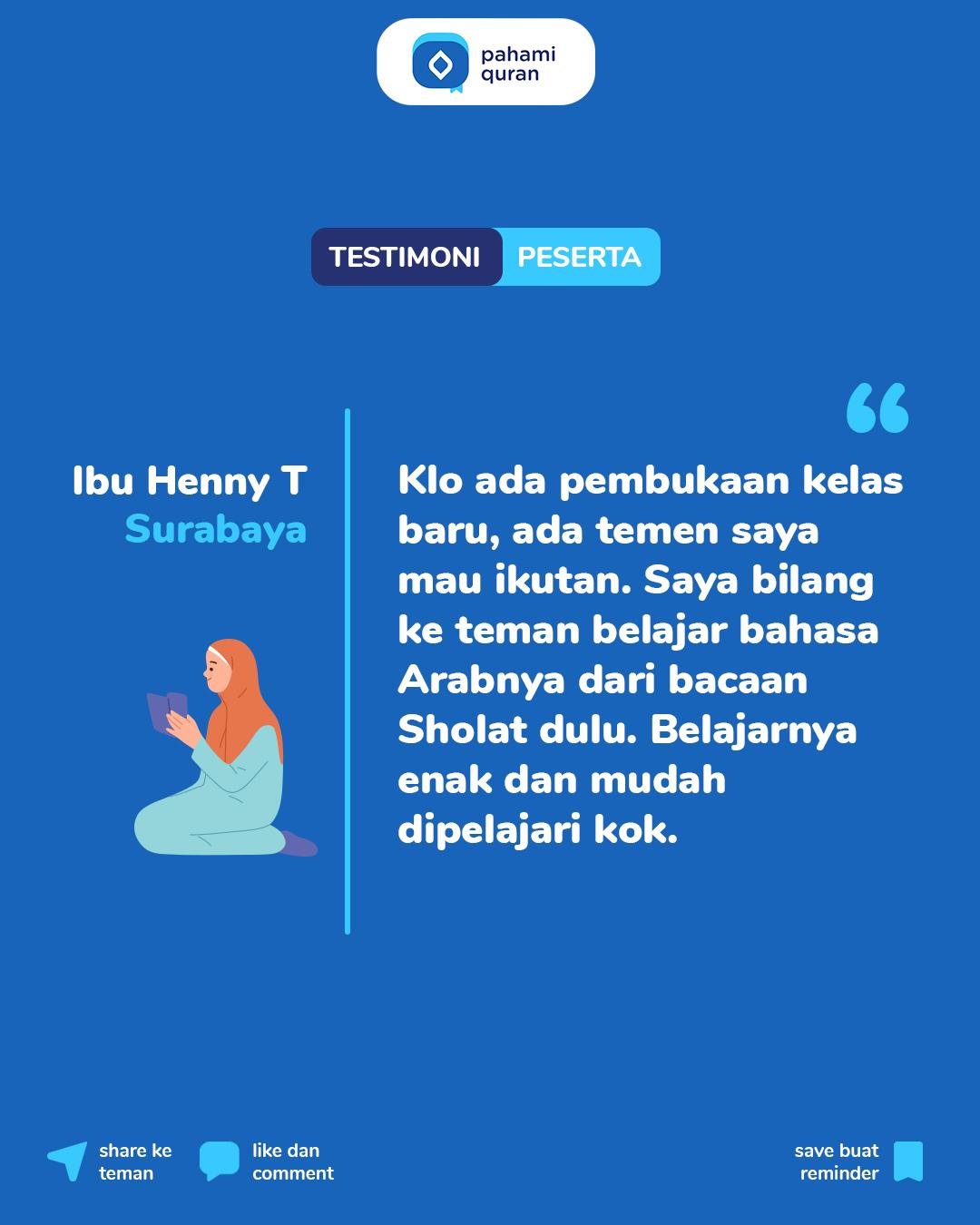Testimoni peserta