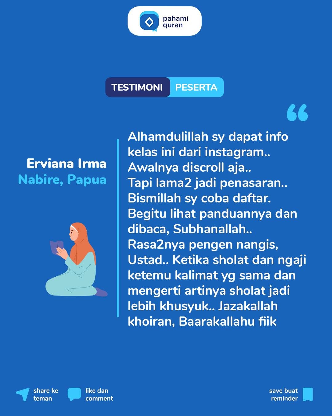 Testimoni peserta